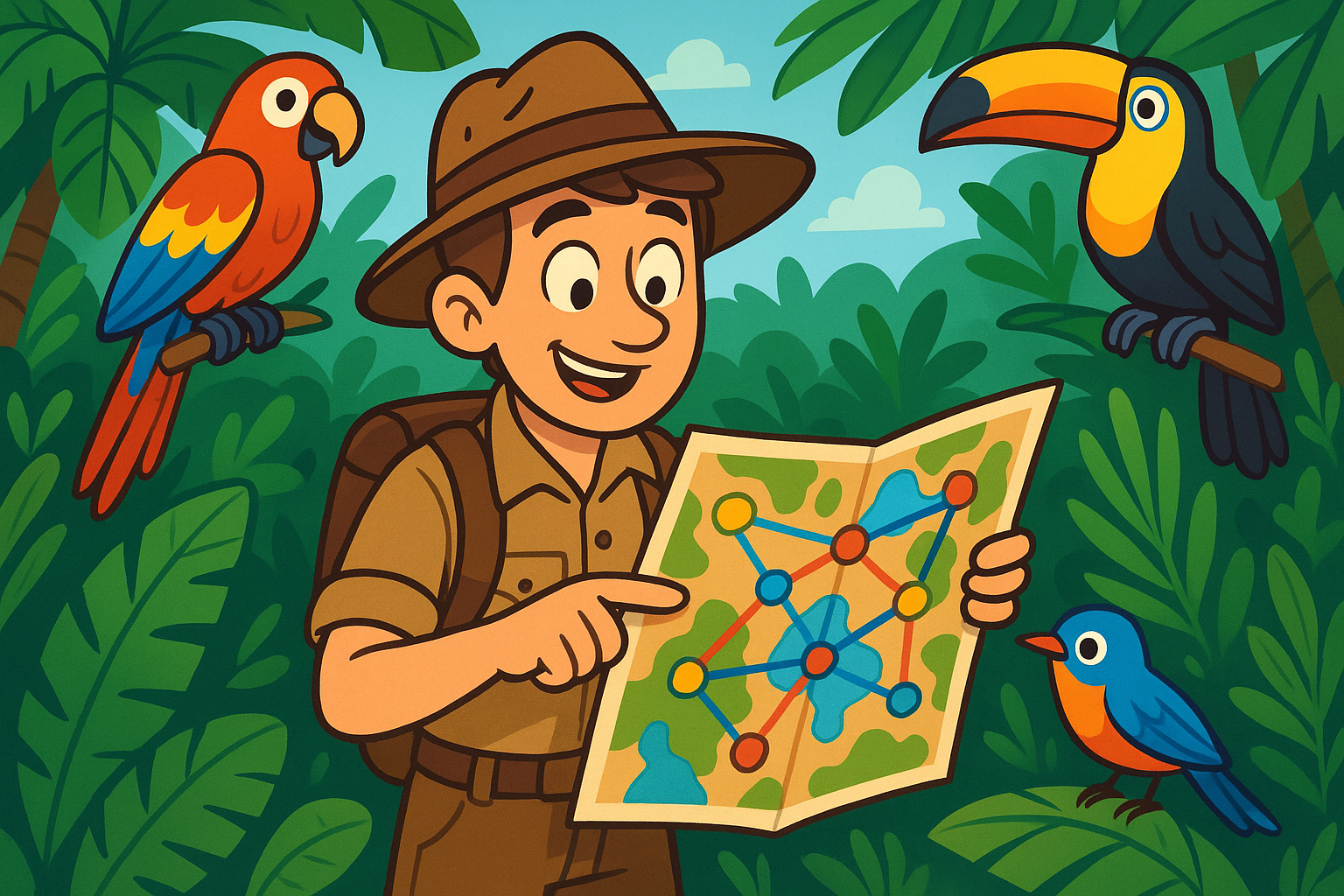 A generated image depicting abstract digital elements, possibly symbolizing data or blockchain.